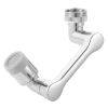 1080Â° Swivel Faucet Extender, 2 Sprayer Modes Sink Water Faucet Aerator Extension, Kitchen Bathroom Rotatable Spray Attachment with Brass Robotic Arm