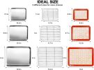 Stainless Steel Baking Sheet Tray Cooling Rack with Silicone Baking Mat Set, Cookie Pan with Cooling Rack, Set of 9 (3 Sheets + 3 Racks + 3 Mats)