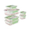 Painted Meadow Rectangle Tritan Food Storage Containers with Tritan Lid. Set of 6
