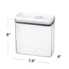(4 pack) Canister - 11.1 Cup Flip-TiteÂ® Rectangular Food Storage Container, A Practical Choice for Pantry Organization and Food Storage