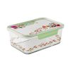 Painted Meadow 10-Cup Rectangle Glass Food Storage Containers with Tritan Lid