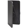 34" Square Resin Fold-in-Half Table, Rich Black