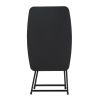 26" Adjustable Height Personal Folding Table, Black
