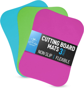 Flexible Cutting Board Mats (Color: LGLBG)