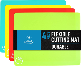 Extra Thick Plastic Cutting Boards Set for Kitchen (size: 4inCLR)
